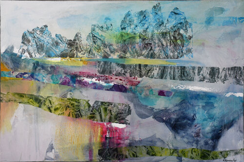 Champ glacé di Dominique Desmeules, Pittura in vendita su Singulart