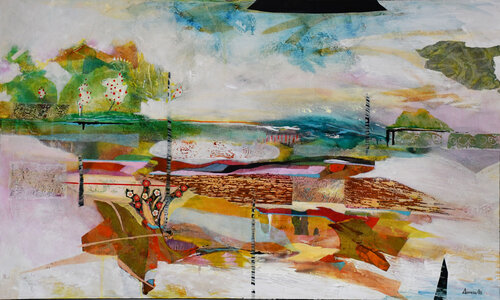 Une histoire à raconter de Dominique Desmeules, Pintura a la venta en Singulart