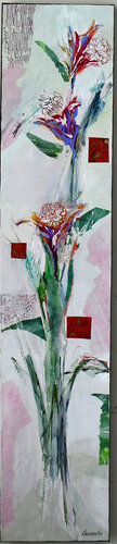 Naisance florale von Dominique Desmeules, Malerei kaufen auf Singulart