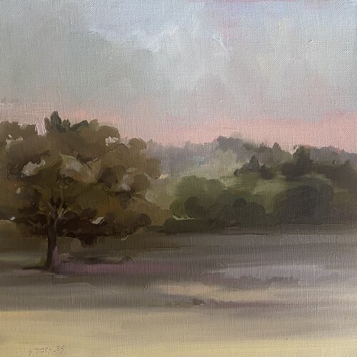 Campagne par Géraldine Morales, Peinture en vente sur Singulart