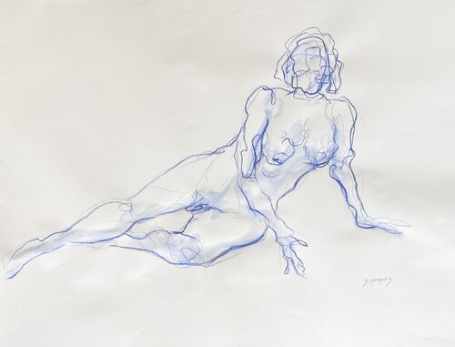 Libre van Géraldine Morales, Tekening te koop op Singulart