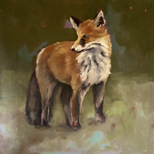 Renardeau by Géraldine Morales, Painting for Sale on Singulart