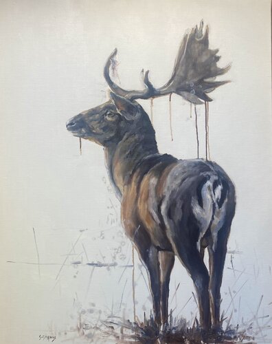 Daim by Géraldine Morales, Painting for Sale on Singulart