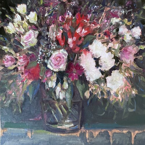 Bouquet explosif by Géraldine Morales, Painting for Sale on Singulart