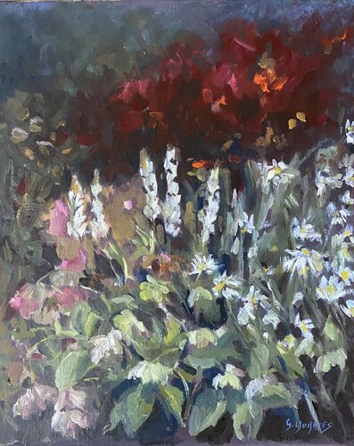 Massif printanier 3 by Géraldine Morales, Painting for Sale on Singulart