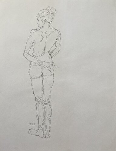 Au fil des jours by Géraldine Morales, Drawing for Sale on Singulart