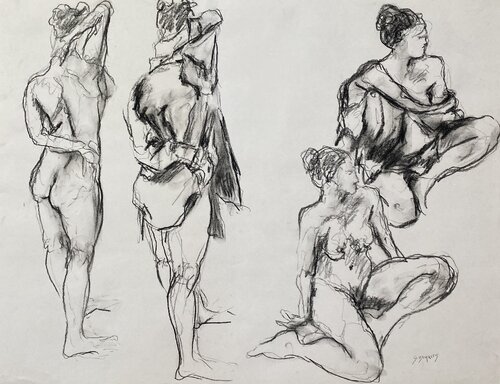 Les doublons di Géraldine Morales, Disegno in vendita su Singulart