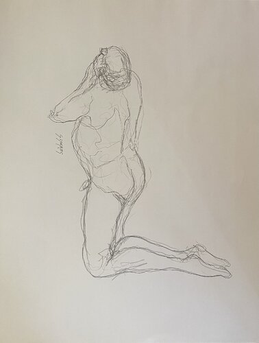 JP 5 van Géraldine Morales, Tekening te koop op Singulart