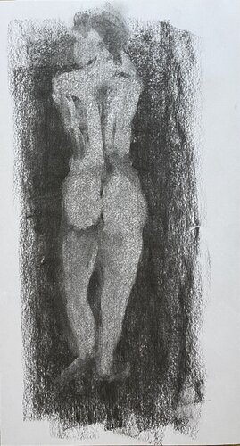 nymphe debout di Géraldine Morales, Disegno in vendita su Singulart