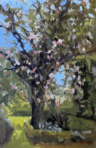 Jardin d'Ezerville 2 by Géraldine Morales, Painting for Sale on Singulart