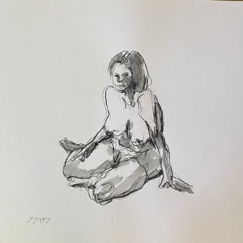 Reprise van Géraldine Morales, Tekening te koop op Singulart