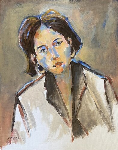 Astrée di Géraldine Morales, Pittura in vendita su Singulart