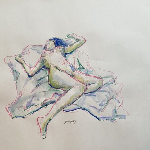 Dans un nuage von Géraldine Morales, Zeichnungen kaufen auf Singulart