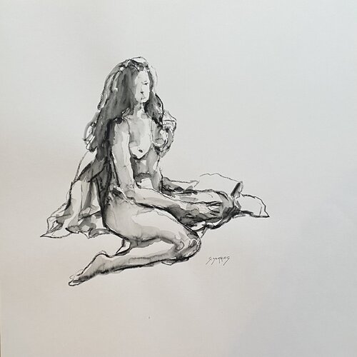 sentiment froissé by Géraldine Morales, Drawing for Sale on Singulart