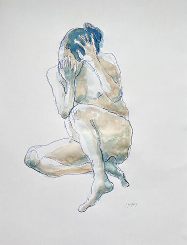 La peur by Géraldine Morales, Drawing for Sale on Singulart