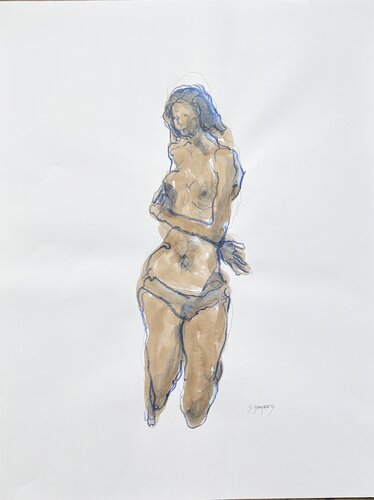 Fragile équilibre di Géraldine Morales, Disegno in vendita su Singulart