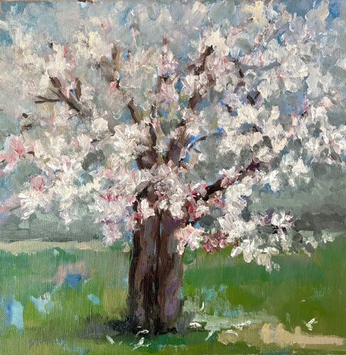 prémices du printemps van Géraldine Morales, Schilderij te koop op Singulart