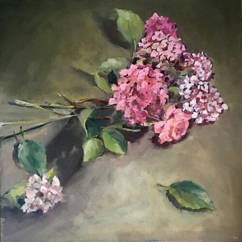 Hortensias2 de Géraldine Morales, Pintura a la venta en Singulart