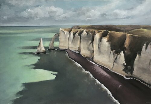 Etretat by Géraldine Morales, Painting for Sale on Singulart