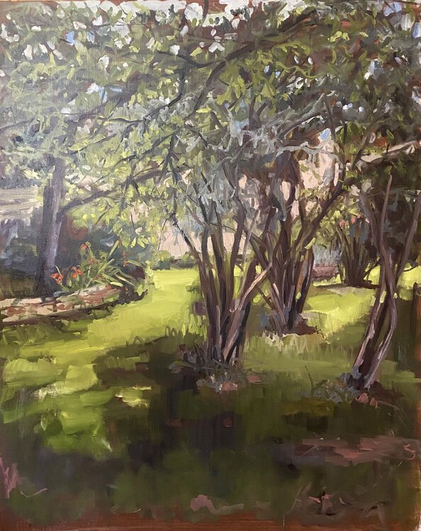 Au fond du jardin Géraldine Morales