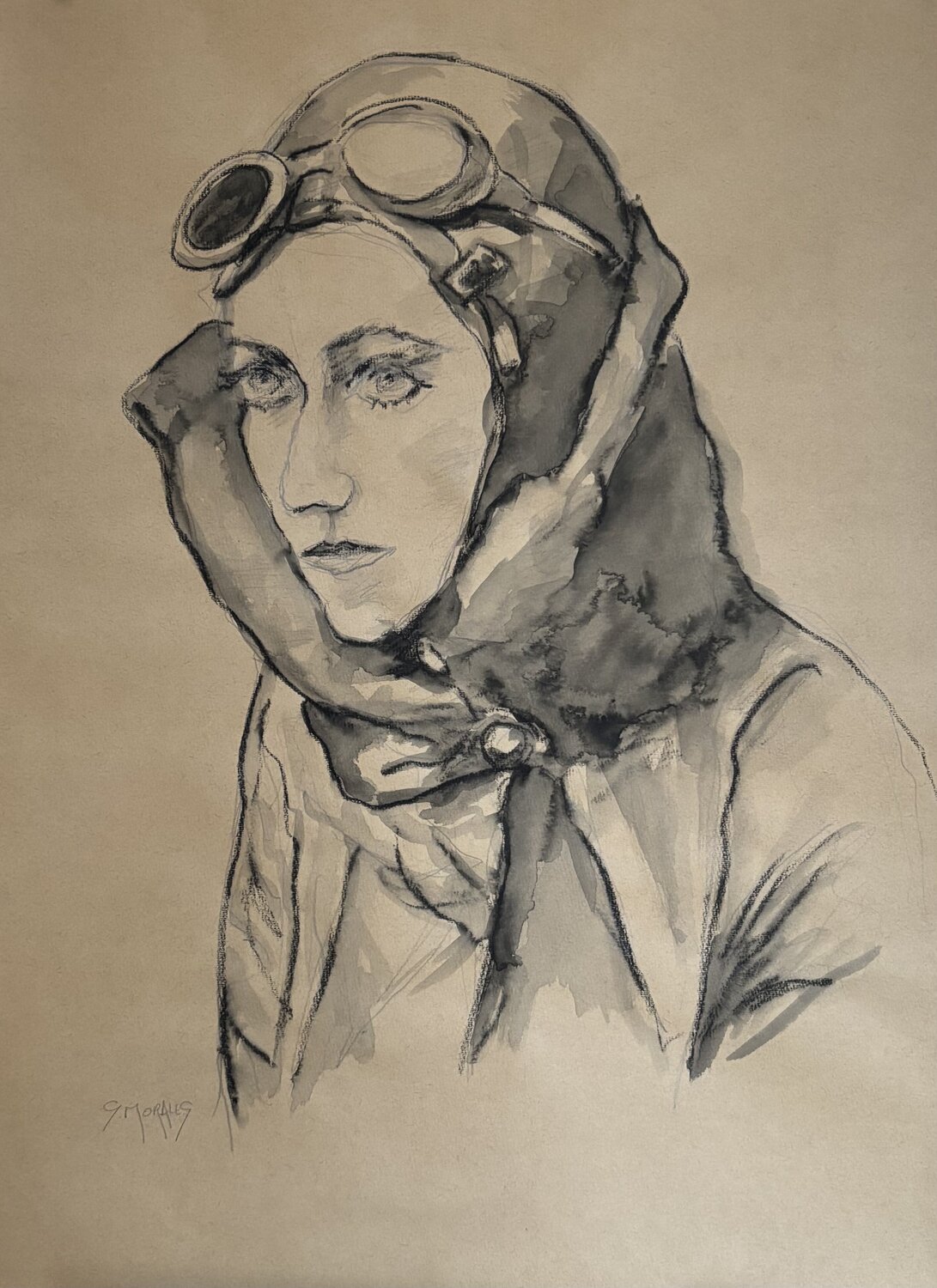 Amy Johnson, pilote Géraldine Morales