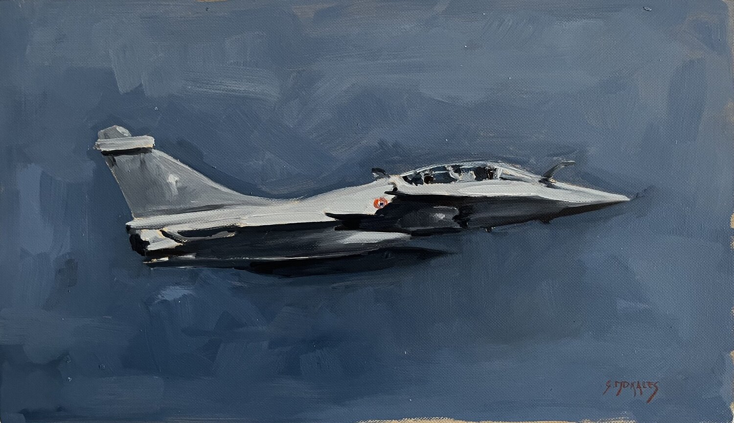 Rafale B, avion de chasse Géraldine Morales