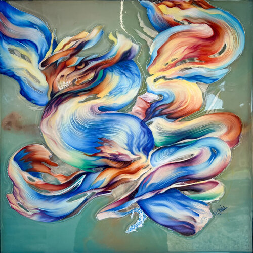 Simurg 1 de Marjan Fahimi, Pintura a la venta en Singulart