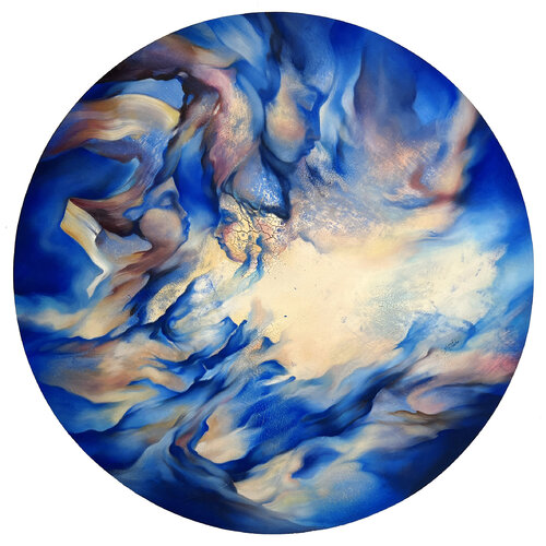 The Blower’s daughters van Marjan Fahimi, Schilderij te koop op Singulart