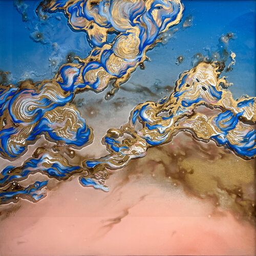 Blu di Persia de Marjan Fahimi, Pintura a la venta en Singulart