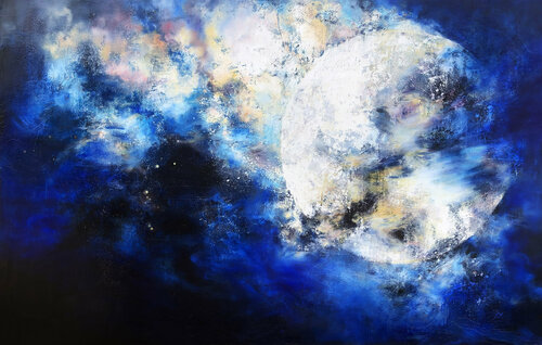 MOONDUST van Marjan Fahimi, Schilderij te koop op Singulart