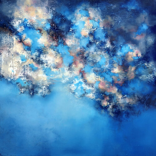 Blue Sky van Marjan Fahimi, Schilderij te koop op Singulart