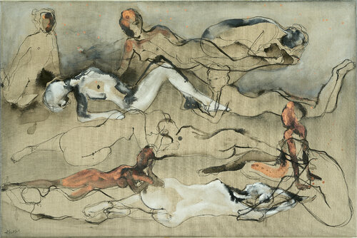 Daydream van Alexandra Hiltl, Schilderij te koop op Singulart