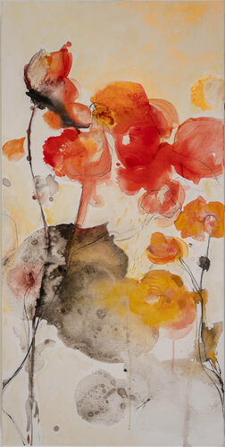 Kleine Anemone / Small anemone by Alexandra Hiltl, Painting for Sale on Singulart