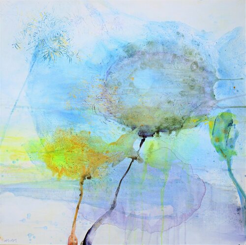 Löwenzahn  / Blown Away van Alexandra Hiltl, Schilderij te koop op Singulart