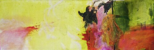 Kleine Akelei I Small Columbine by Alexandra Hiltl, Painting for Sale on Singulart