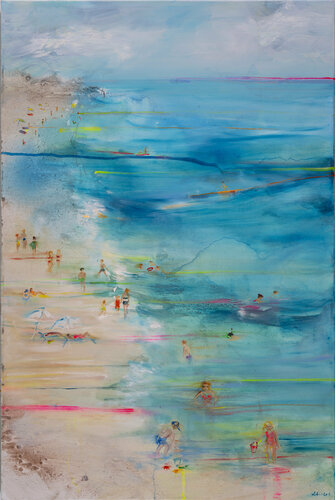 Beach di Alexandra Hiltl, Pittura in vendita su Singulart