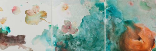 Rosenhecke I Rose hedge by Alexandra Hiltl, Painting for Sale on Singulart