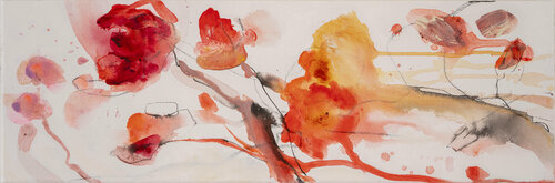 Wilde Rose 2 by Alexandra Hiltl, Painting for Sale on Singulart