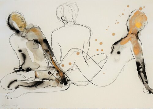 Nude #2 by Alexandra Hiltl, Work on Paper for Sale on Singulart
