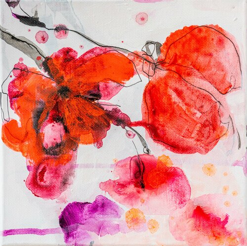 Amaryllis 4 di Alexandra Hiltl, Pittura in vendita su Singulart