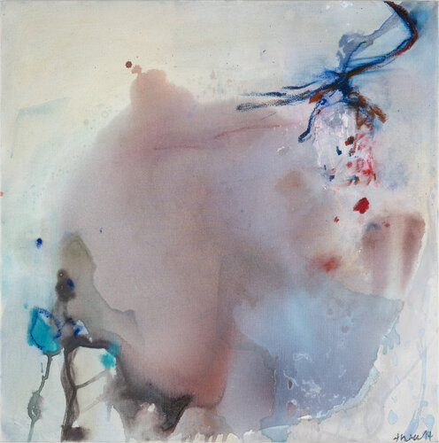 Seerosen 4 I Water Lilies 4 di Alexandra Hiltl, Pittura in vendita su Singulart