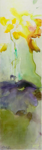 Frühlingsgarten 1 I Spring Garden 1 by Alexandra Hiltl, Painting for Sale on Singulart