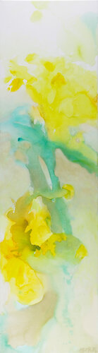 Frühlingsgarten 2 I Spring Garden 2 by Alexandra Hiltl, Painting for Sale on Singulart