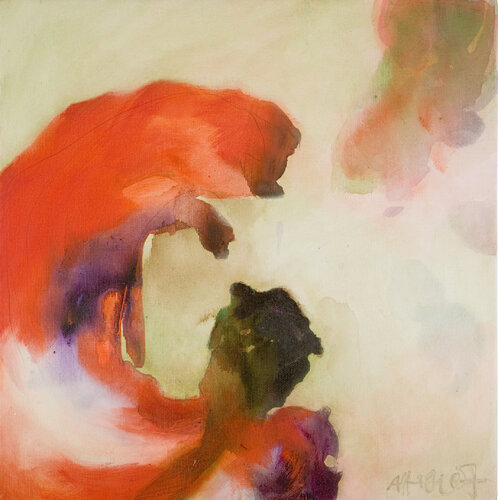 Mohn 2 I Poppy 2 by Alexandra Hiltl, Painting for Sale on Singulart
