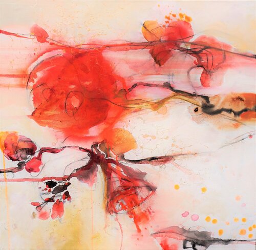 Rotgold I Red Gold by Alexandra Hiltl, Painting for Sale on Singulart