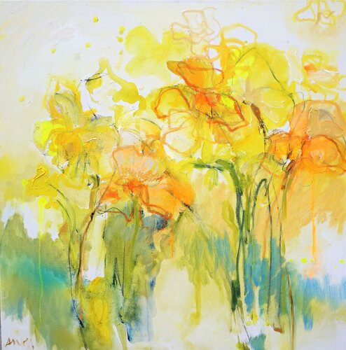 Osterglocken IDaffodil by Alexandra Hiltl, Painting for Sale on Singulart