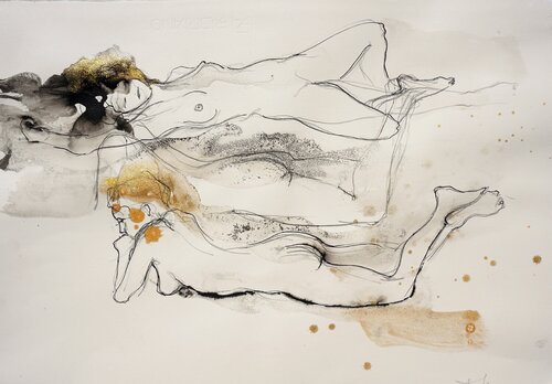 Nude #6 by Alexandra Hiltl, 종이 for Sale on Singulart