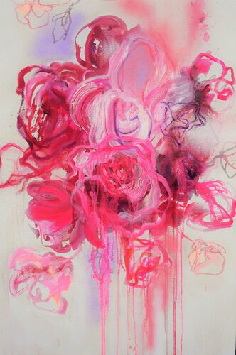 Rose #1 di Alexandra Hiltl, Pittura in vendita su Singulart