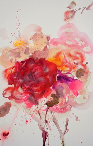 Rose #3 von Alexandra Hiltl, Malerei kaufen auf Singulart