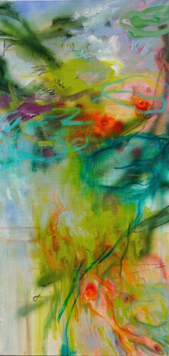 Sommerwasser #1 I Summer Water #1 di Alexandra Hiltl, Pittura in vendita su Singulart